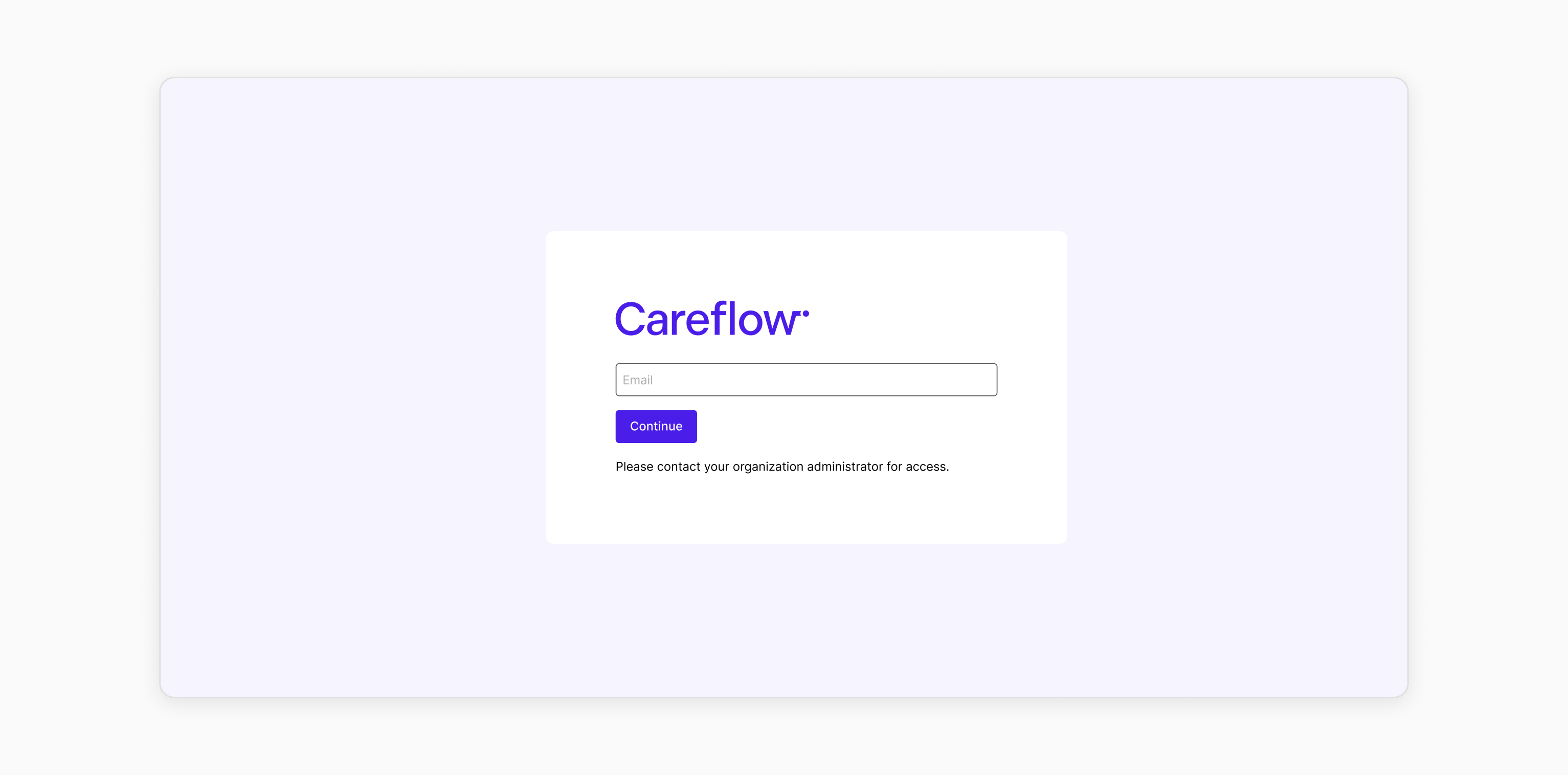 Careflow login
